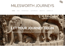 Tablet Screenshot of milesworth.com